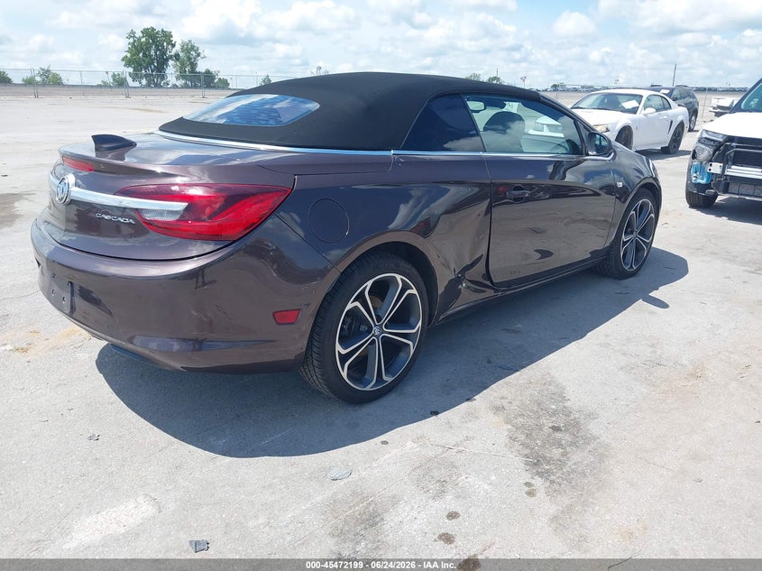 2017 Buick Cascada VIN W04WH3N53HG017381 IAAI salvage auction — SIDE, Salvage Title, sold $900 on 2026-07-28 (photo 4)