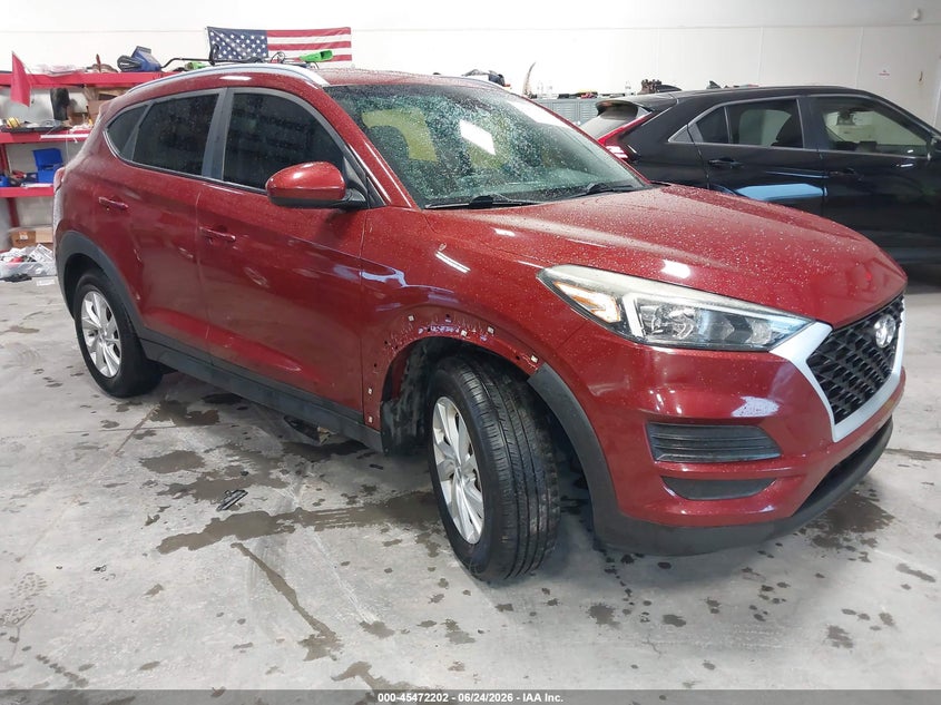 2019 Hyundai Tucson VIN KM8J33A40KU025230 IAAI salvage auction — NORMAL WEAR, Rebuilt -  Public Restricted (Oklahoma), sold $3,675 on 2026-07-28 (photo 1)