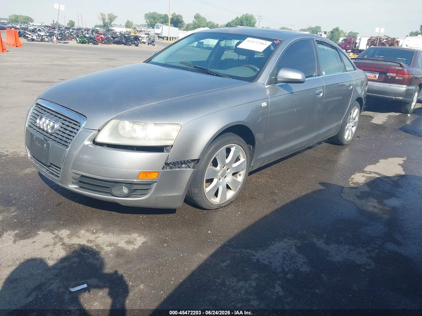 2006 Audi A6 VIN WAUDH74F56N078803 IAAI salvage auction — NORMAL WEAR, Clear (Utah), sold $275 on 2026-07-23 (photo 2)