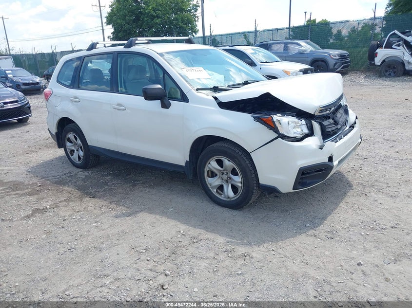 2018 Subaru Forester VIN JF2SJAAC1JG546949 IAAI salvage auction — FRONT END, Salvage (Pennsylvania), sold $1,025 on 2026-07-17 (photo 1)