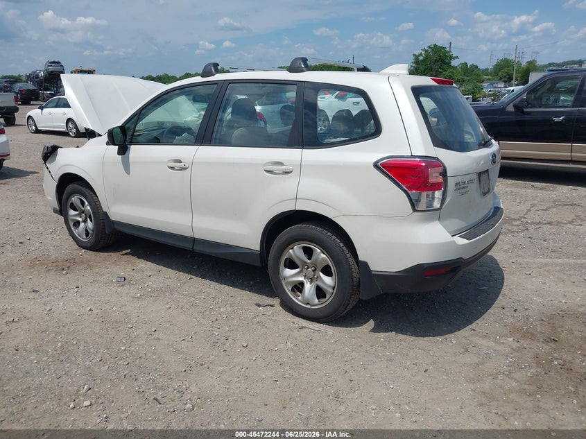 2018 Subaru Forester VIN JF2SJAAC1JG546949 IAAI salvage auction — FRONT END, Salvage (Pennsylvania), sold $1,025 on 2026-07-17 (photo 3)