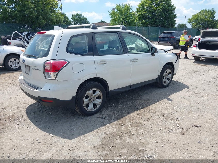 2018 Subaru Forester VIN JF2SJAAC1JG546949 IAAI salvage auction — FRONT END, Salvage (Pennsylvania), sold $1,025 on 2026-07-17 (photo 4)