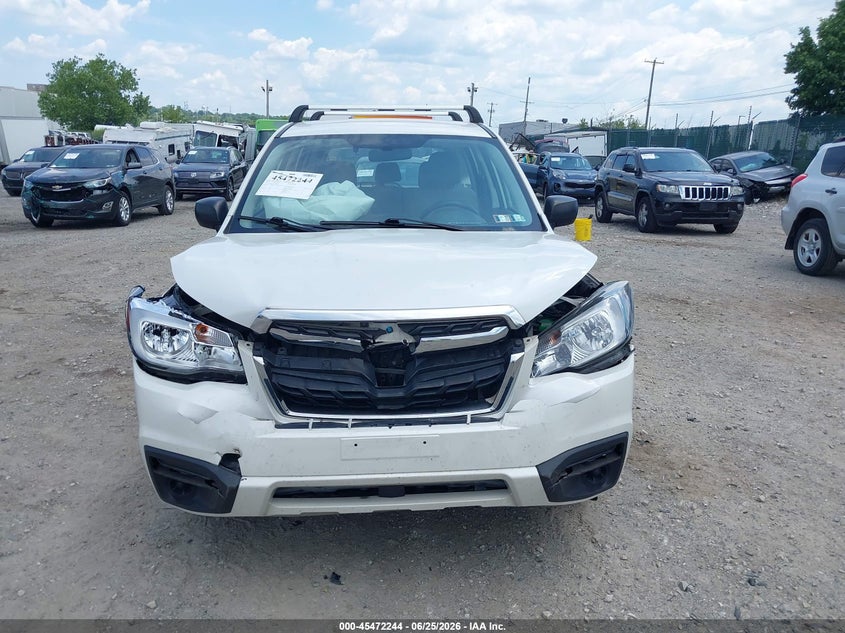 2018 Subaru Forester VIN JF2SJAAC1JG546949 IAAI salvage auction — FRONT END, Salvage (Pennsylvania), sold $1,025 on 2026-07-17 (photo 6)