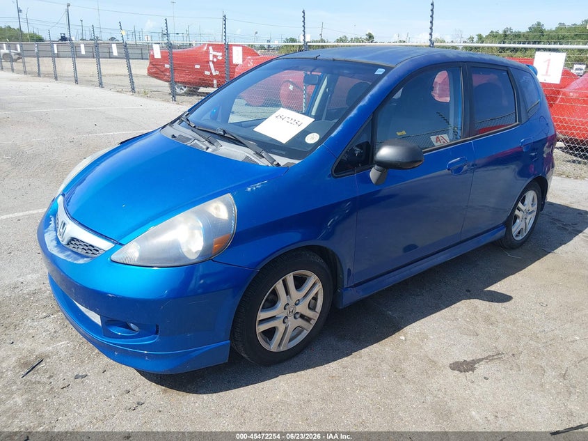 2007 Honda Fit VIN JHMGD38647S047672 IAAI salvage auction — NORMAL WEAR, Reconstructed (Louisiana), sold $725 on 2026-07-13 (photo 2)