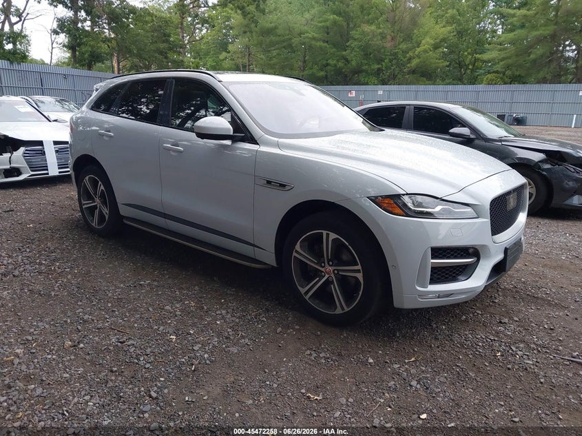 2018 Jaguar F-pace VIN SADCL2GX5JA287225 IAAI salvage auction — LEFT SIDE, Salvage (Idaho), sold $5,350 on 2026-07-22 (photo 1)