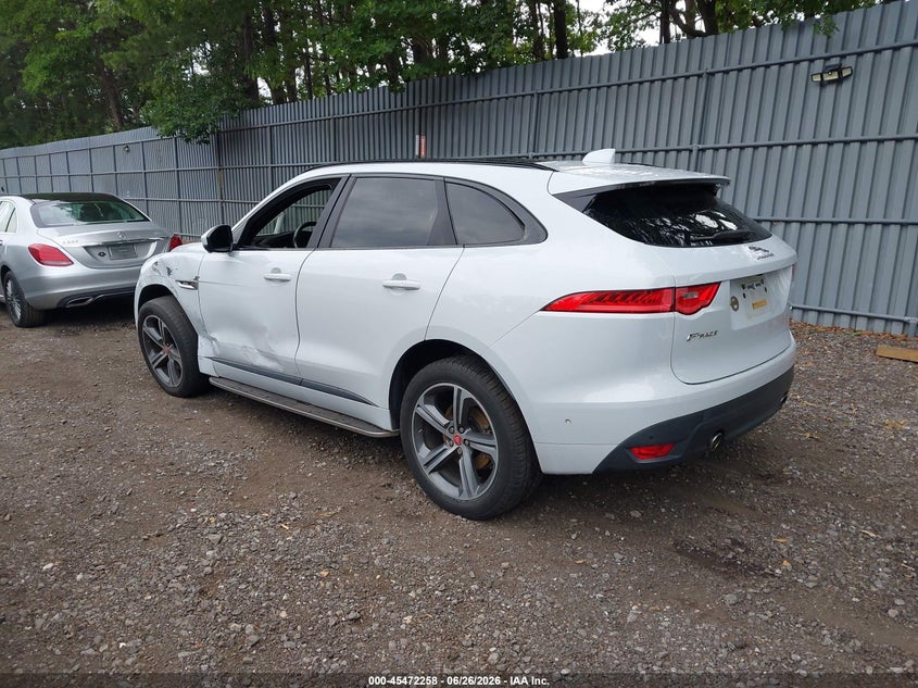 2018 Jaguar F-pace VIN SADCL2GX5JA287225 IAAI salvage auction — LEFT SIDE, Salvage (Idaho), sold $5,350 on 2026-07-22 (photo 3)