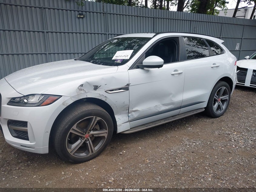 2018 Jaguar F-pace VIN SADCL2GX5JA287225 IAAI salvage auction — LEFT SIDE, Salvage (Idaho), sold $5,350 on 2026-07-22 (photo 6)