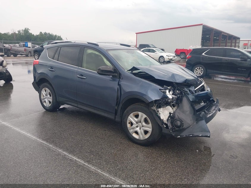 2014 Toyota Rav 4 VIN JTMBFREV7ED076931 IAAI salvage auction — FRONT & REAR, Salvage Title, sold $1,650 on 2026-08-01 (photo 1)