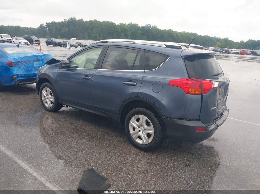 2014 Toyota Rav 4 VIN JTMBFREV7ED076931 IAAI salvage auction — FRONT & REAR, Salvage Title, sold $1,650 on 2026-08-01 (photo 3)