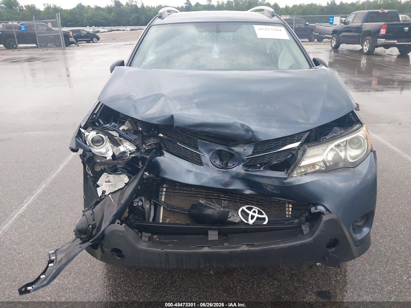 2014 Toyota Rav 4 VIN JTMBFREV7ED076931 IAAI salvage auction — FRONT & REAR, Salvage Title, sold $1,650 on 2026-08-01 (photo 6)