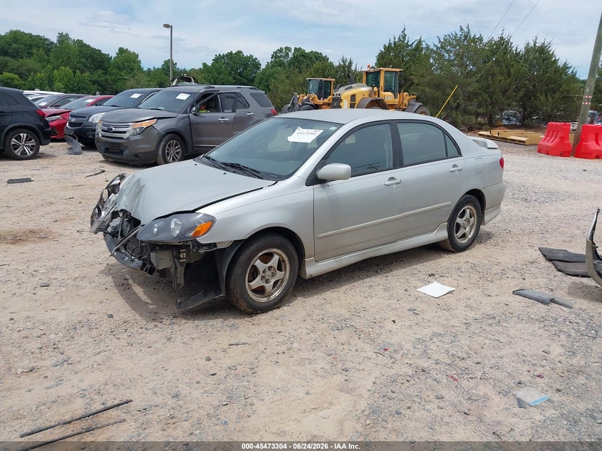 2003 Toyota Corolla VIN 1NXBR38E53Z075124 IAAI salvage auction — FRONT END, Salvage (North Carolina), sold $725 on 2026-08-03 (photo 2)