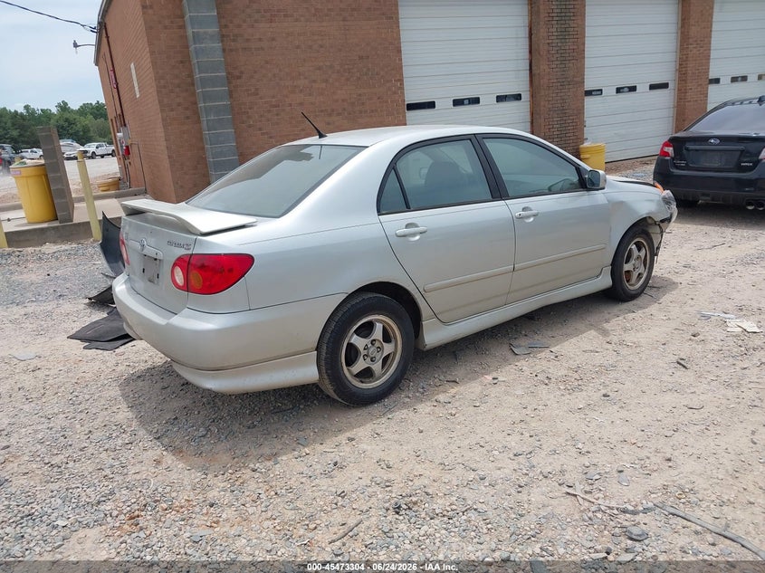 2003 Toyota Corolla VIN 1NXBR38E53Z075124 IAAI salvage auction — FRONT END, Salvage (North Carolina), sold $725 on 2026-08-03 (photo 4)