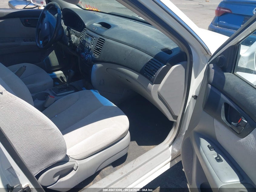 2007 Kia Optima VIN KNAGE123475125638 IAAI salvage auction — LEFT REAR, Salvage (California), sold $375 on 2026-07-29 (photo 5)