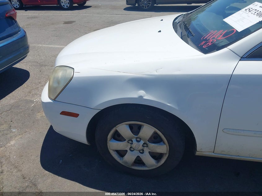 2007 Kia Optima VIN KNAGE123475125638 IAAI salvage auction — LEFT REAR, Salvage (California), sold $375 on 2026-07-29 (photo 6)