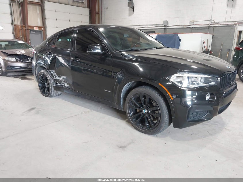 2019 BMW X6 VIN 5UXKU2C58K0Z64797 IAAI salvage auction — RIGHT REAR, Mv-907A (New York), sold $9,500 on 2026-07-08 (photo 1)