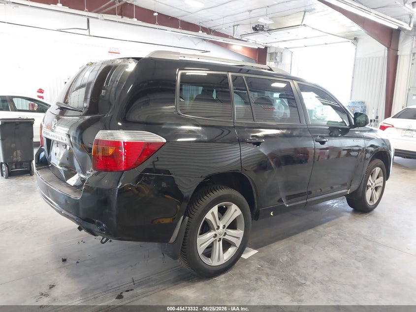 2010 Toyota Highlander VIN JTEEK3EH1A2152757 IAAI salvage auction — REAR END, Salvage (Colorado), sold $2,650 on 2026-07-29 (photo 4)