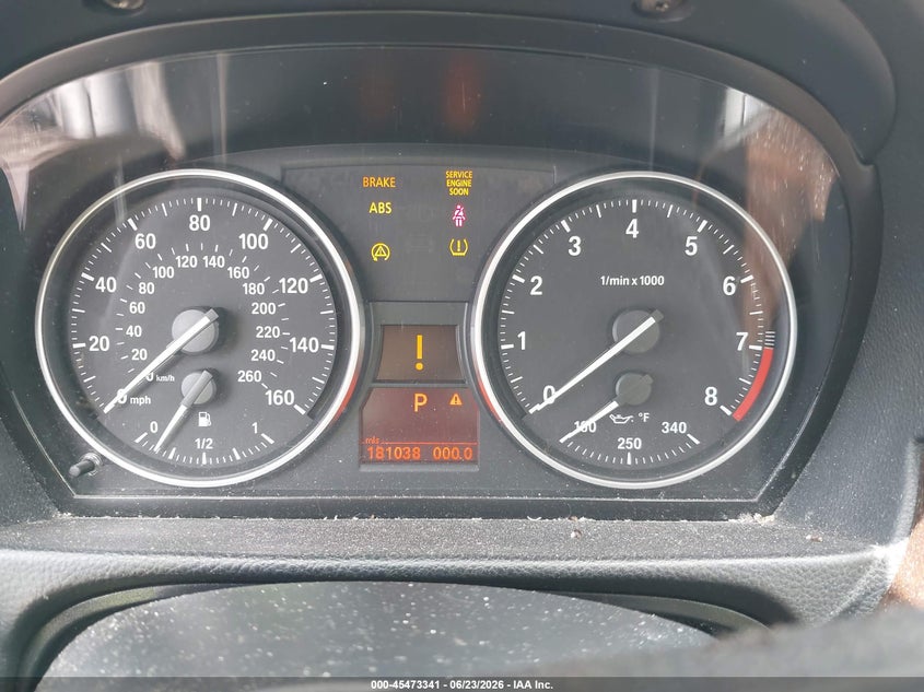 2009 BMW 3 series VIN WBAWB33569P138110 IAAI salvage auction — NORMAL WEAR, Clear (Hawaii), sold $100 on 2026-07-21 (photo 7)