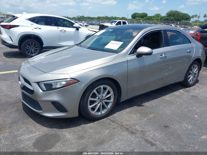 2020 Mercedes-benz A-klasse VIN WDD3G4EB1LW041934 IAAI salvage auction — RIGHT SIDE, Rebuildable (Florida), sold $7,200 on 2026-07-16 (photo 2)