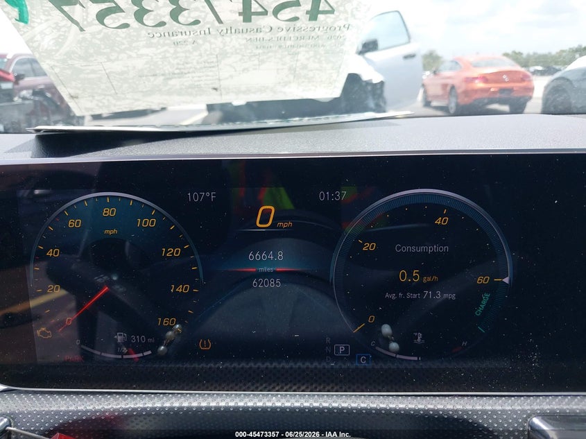 2020 Mercedes-benz A-klasse VIN WDD3G4EB1LW041934 IAAI salvage auction — RIGHT SIDE, Rebuildable (Florida), sold $7,200 on 2026-07-16 (photo 7)