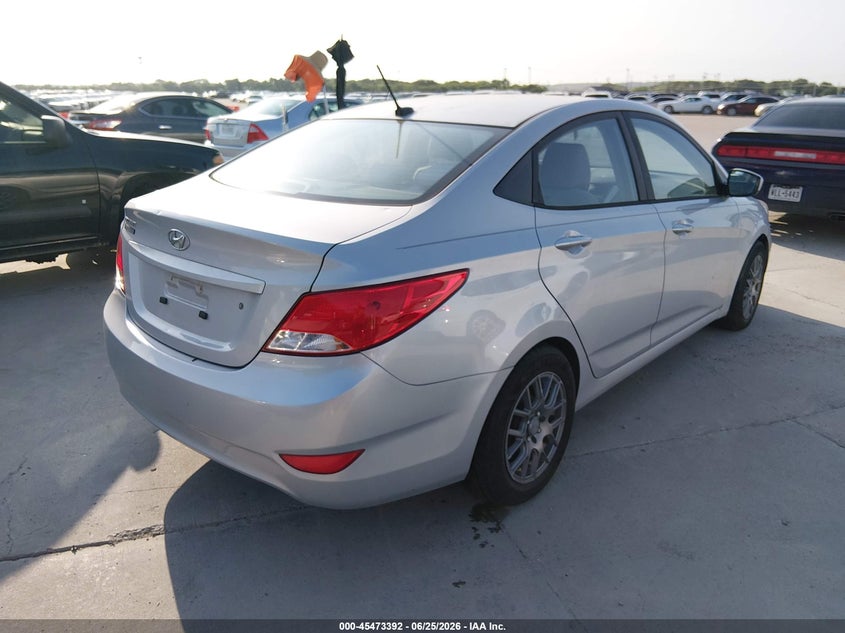 2016 Hyundai Accent VIN KMHCT4AEXGU117461 IAAI salvage auction — NORMAL WEAR, Original (Texas), sold $1,150 on 2026-07-20 (photo 4)