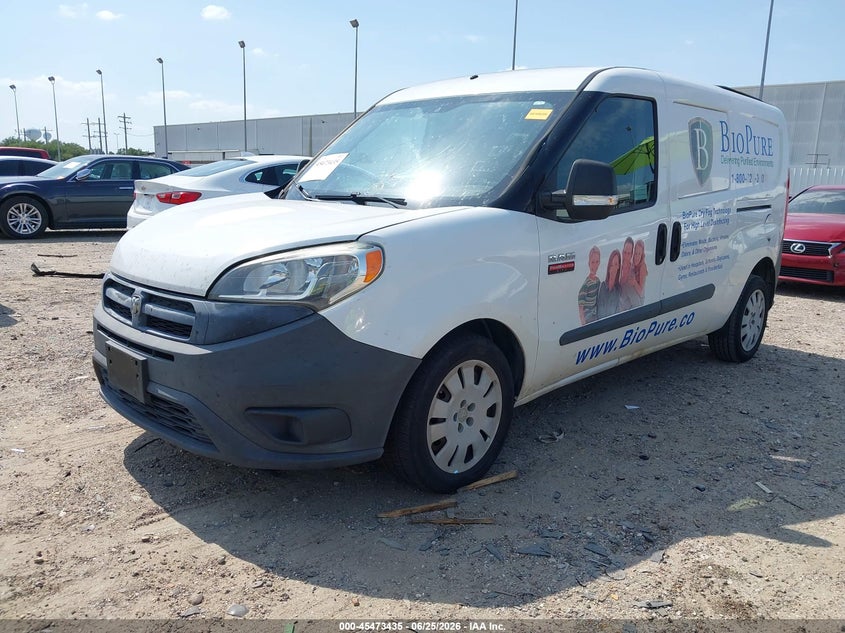 2015 Ram Promaster city VIN ZFBERFAT8F6A40880 IAAI salvage auction — WATER/FLOOD, Salvage (Texas), sold $375 on 2026-07-23 (photo 2)
