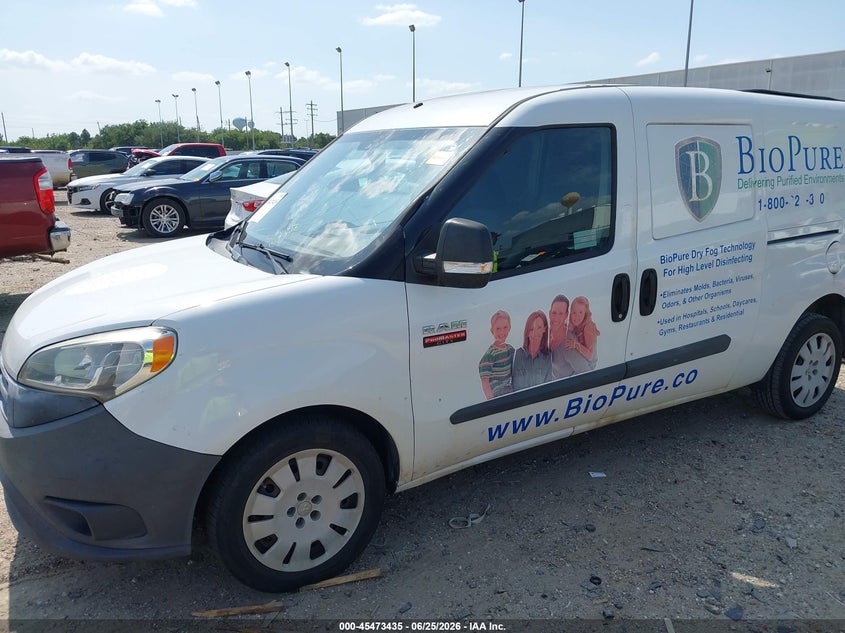 2015 Ram Promaster city VIN ZFBERFAT8F6A40880 IAAI salvage auction — WATER/FLOOD, Salvage (Texas), sold $375 on 2026-07-23 (photo 6)