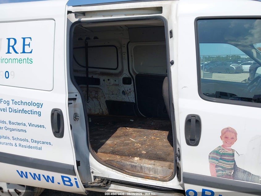 2015 Ram Promaster city VIN ZFBERFAT8F6A40880 IAAI salvage auction — WATER/FLOOD, Salvage (Texas), sold $375 on 2026-07-23 (photo 8)