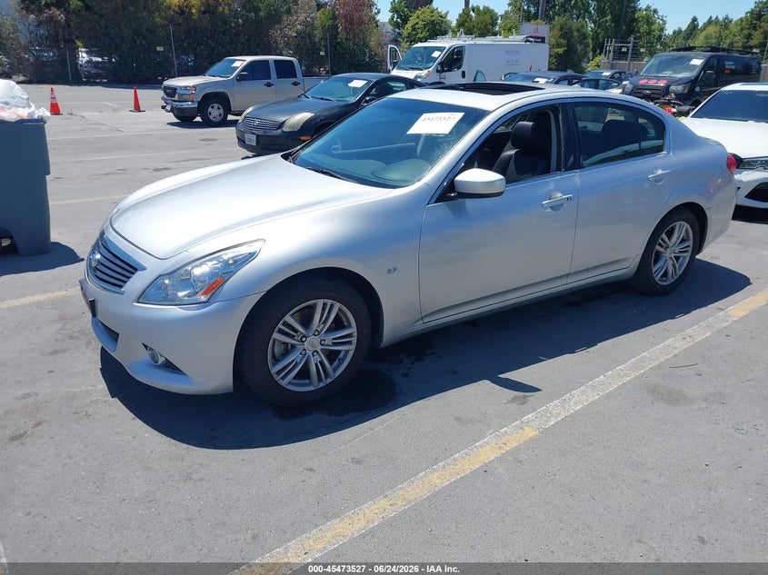 2015 Infiniti Q40 VIN JN1CV6AP5FM503010 IAAI salvage auction — THEFT, Salvage Title, sold $2,450 on 2026-07-19 (photo 2)