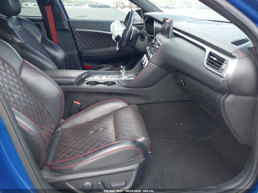 2022 Genesis G70 VIN KMTG54TE0NU082943 IAAI salvage auction — FRONT END, Salvage Title, sold $8,100 on 2026-07-29 (photo 5)