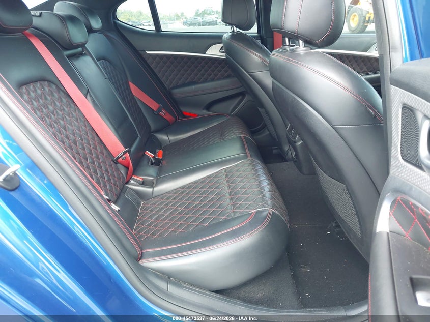 2022 Genesis G70 VIN KMTG54TE0NU082943 IAAI salvage auction — FRONT END, Salvage Title, sold $8,100 on 2026-07-29 (photo 8)