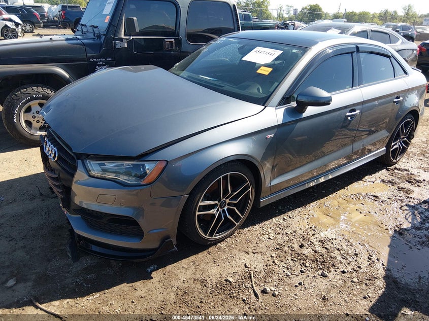 2016 Audi A3 VIN WAUA7GFF9G1070005 IAAI salvage auction — RIGHT FRONT, Salvage (Ohio), sold $550 on 2026-07-16 (photo 2)