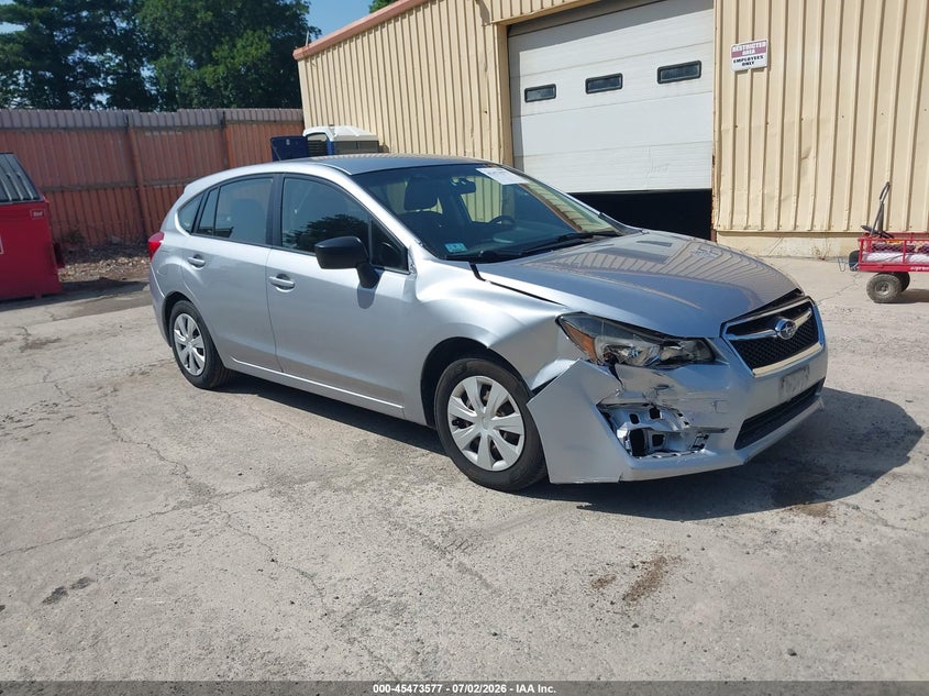 2016 Subaru Impreza VIN JF1GPAA64G8227261 IAAI salvage auction — RIGHT FRONT, Salvage Title, sold $1,850 on 2026-07-26 (photo 1)