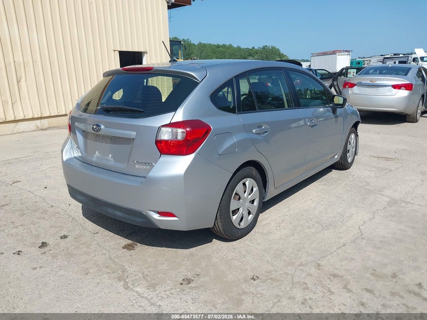 2016 Subaru Impreza VIN JF1GPAA64G8227261 IAAI salvage auction — RIGHT FRONT, Salvage Title, sold $1,850 on 2026-07-26 (photo 4)