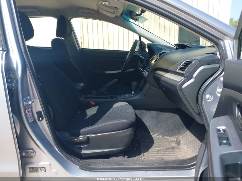 2016 Subaru Impreza VIN JF1GPAA64G8227261 IAAI salvage auction — RIGHT FRONT, Salvage Title, sold $1,850 on 2026-07-26 (photo 5)