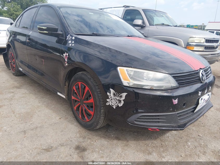 2014 Volkswagen Jetta VIN 3VW2K7AJXEM327848 IAAI salvage auction — REAR END, Clear (Oklahoma), sold $1,050 on 2026-08-20 (photo 1)