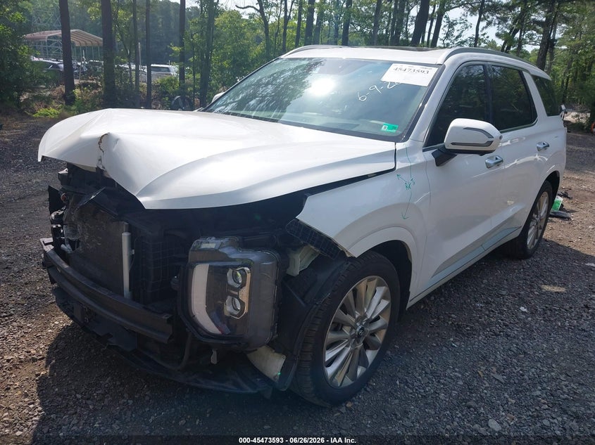 2020 Hyundai Palisade VIN KM8R54HE8LU149877 IAAI salvage auction — FRONT END, Salvage (Virginia), sold $3,950 on 2026-07-28 (photo 2)