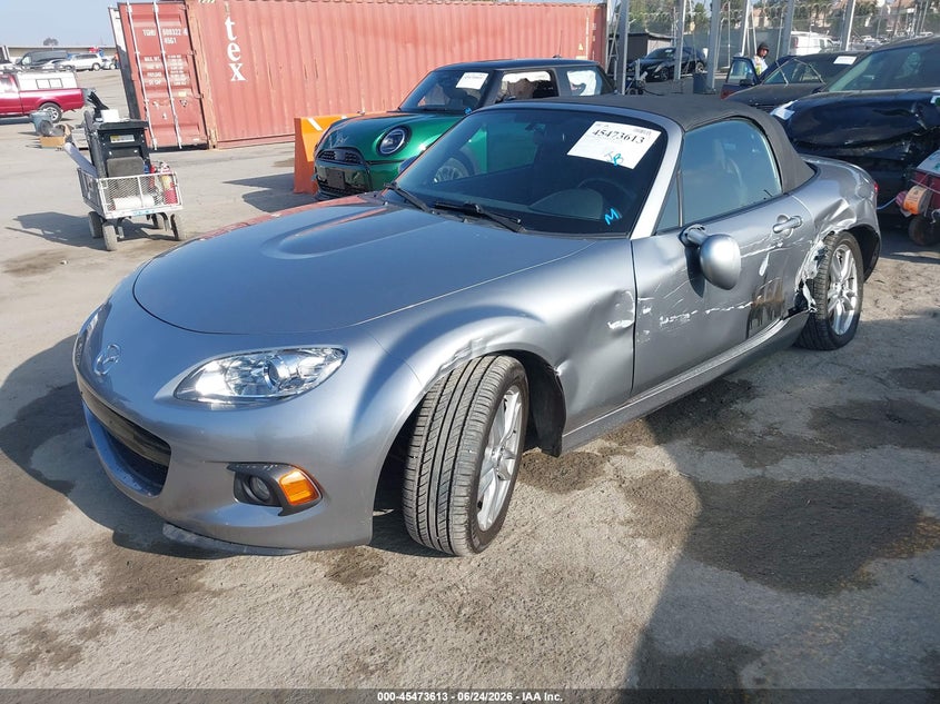 2013 Mazda Mx-5 VIN JM1NC2JF9D0231500 IAAI salvage auction — LEFT SIDE, Salvage (California), sold $1,950 on 2026-07-29 (photo 2)