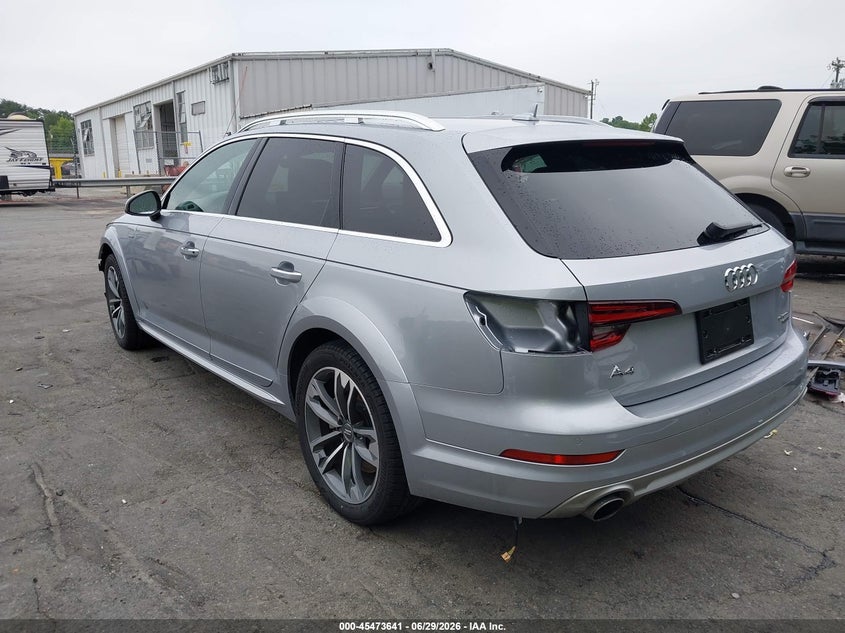 2018 Audi A4 allroad VIN WA18NAF4XJA054285 IAAI salvage auction — FRONT END, Salvage (North Carolina), sold $7,300 on 2026-07-16 (photo 3)