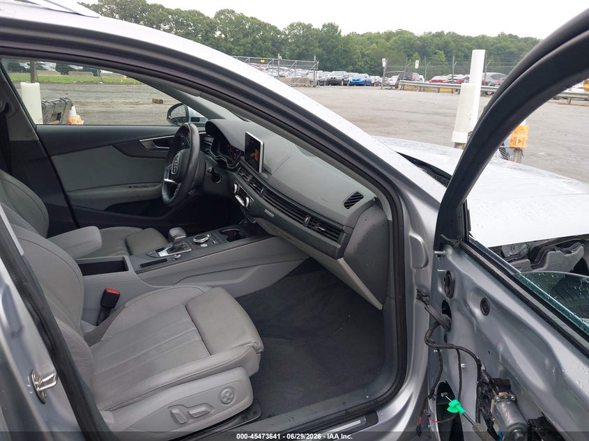 2018 Audi A4 allroad VIN WA18NAF4XJA054285 IAAI salvage auction — FRONT END, Salvage (North Carolina), sold $7,300 on 2026-07-16 (photo 5)