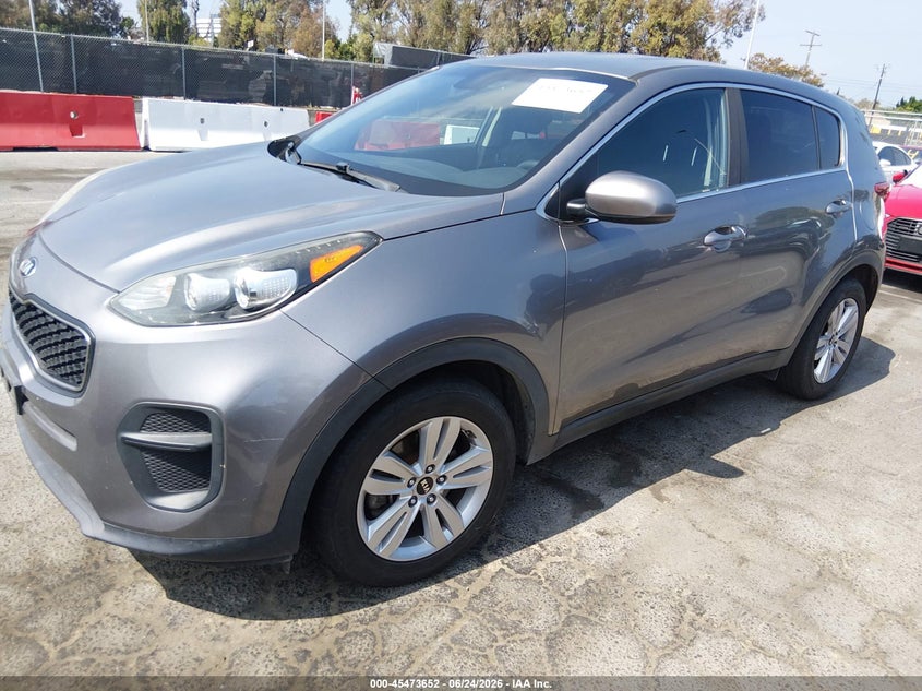 2019 Kia Sportage VIN KNDPM3AC0K7505849 IAAI salvage auction — THEFT, Salvage Title, sold $25 on 2026-07-23 (photo 2)