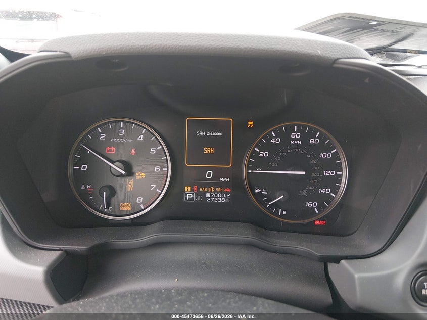 2024 Subaru Xv VIN 4S4GUHT67R3733266 IAAI salvage auction — FRONT END, Salvage Title, sold $6,900 on 2026-07-31 (photo 7)