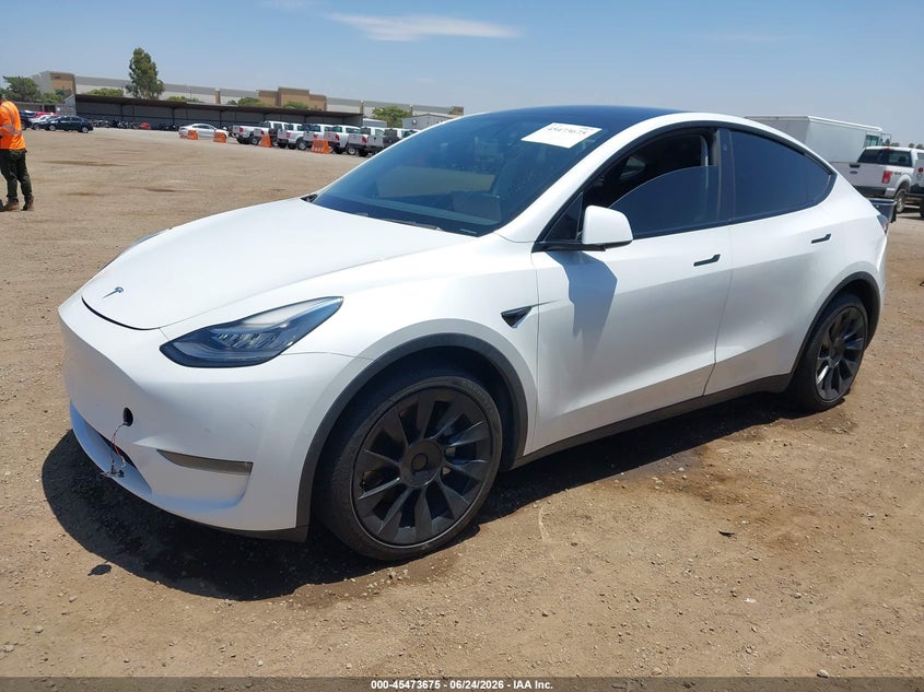2020 Tesla Model y VIN 5YJYGDEE5LF052577 IAAI salvage auction — ELECTRICAL, Salvage Title, sold $12,100 on 2026-07-20 (photo 2)