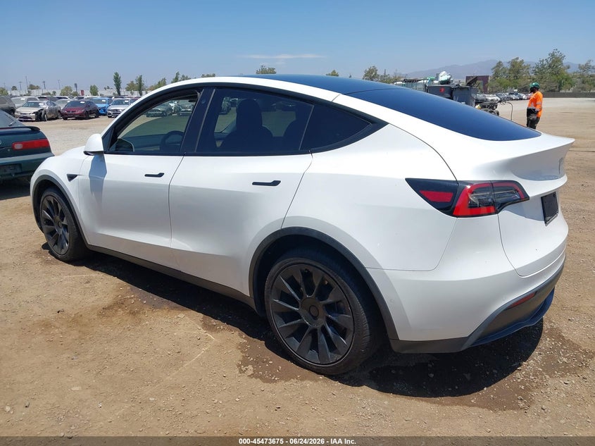 2020 Tesla Model y VIN 5YJYGDEE5LF052577 IAAI salvage auction — ELECTRICAL, Salvage Title, sold $12,100 on 2026-07-20 (photo 3)