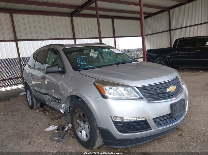 2017 Chevrolet Traverse VIN 1GNKRFED6HJ172219 IAAI salvage auction — SIDE, Salvage (Texas), sold $1,100 on 2026-07-09 (photo 1)
