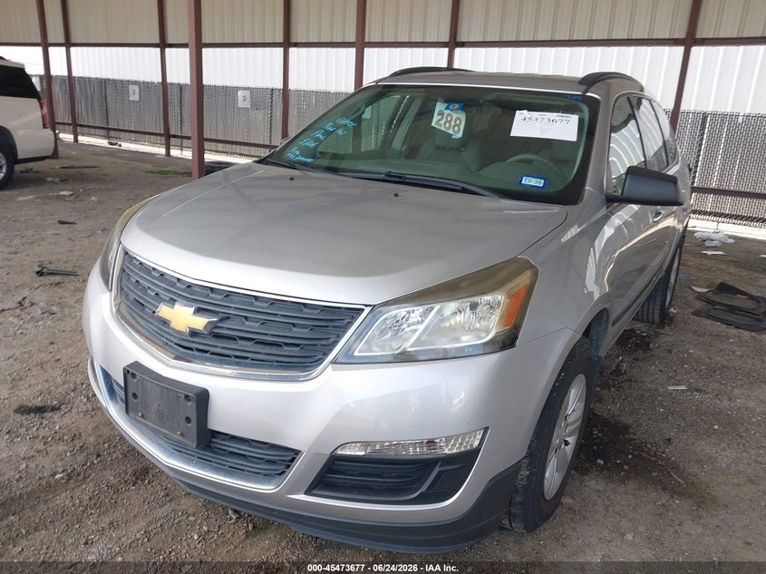 2017 Chevrolet Traverse VIN 1GNKRFED6HJ172219 IAAI salvage auction — SIDE, Salvage (Texas), sold $1,100 on 2026-07-09 (photo 2)