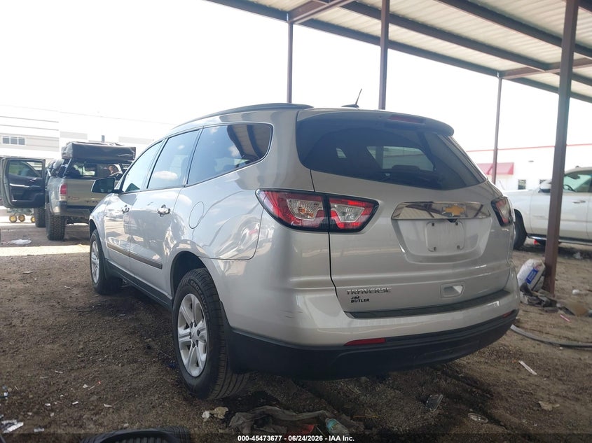 2017 Chevrolet Traverse VIN 1GNKRFED6HJ172219 IAAI salvage auction — SIDE, Salvage (Texas), sold $1,100 on 2026-07-09 (photo 3)