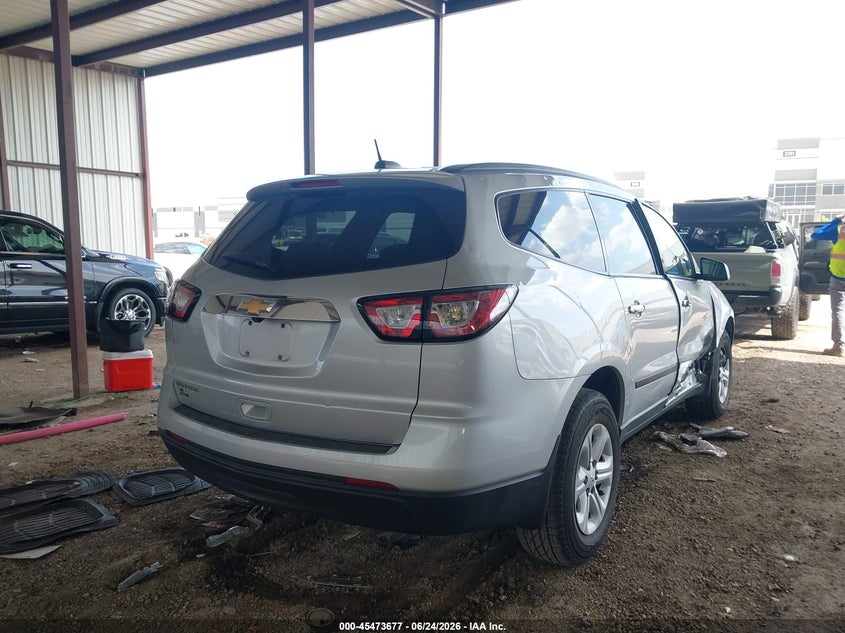 2017 Chevrolet Traverse VIN 1GNKRFED6HJ172219 IAAI salvage auction — SIDE, Salvage (Texas), sold $1,100 on 2026-07-09 (photo 4)