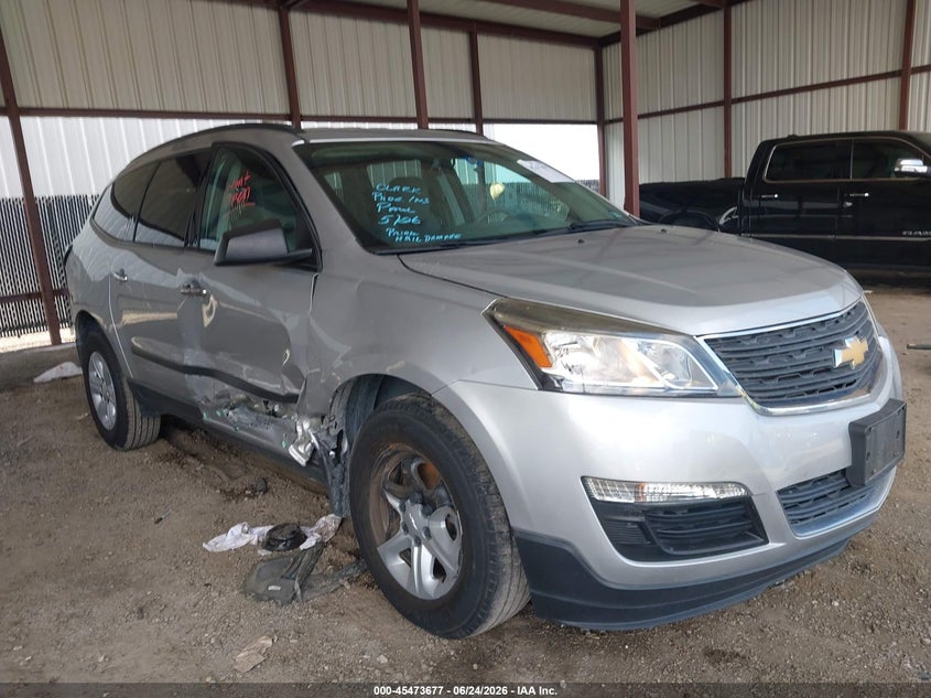 2017 Chevrolet Traverse VIN 1GNKRFED6HJ172219 IAAI salvage auction — SIDE, Salvage (Texas), sold $1,100 on 2026-07-09 (photo 6)