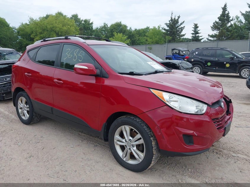 2012 Hyundai Tucson VIN KM8JU3AC9CU497805 IAAI salvage auction — FRONT END, Salvage Title, sold $675 on 2026-07-29 (photo 1)