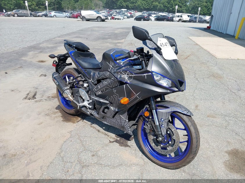 2024 Yamaha Yzf VIN MH3RH18Y8RK017132 IAAI salvage auction — ROLLOVER, Salvage Title, sold $1,300 on 2026-09-03 (photo 1)